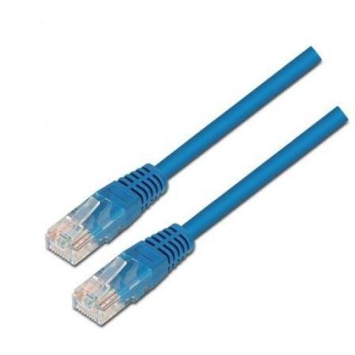 Cable de Red RJ45 UTP Aisens A133-0190 Cat.5e/ 50cm/ Azul [0]