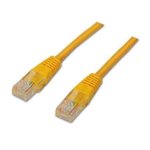 Cable de Red RJ45 UTP Aisens A135-0256 Cat.6/ 3m/ Amarillo [0]
