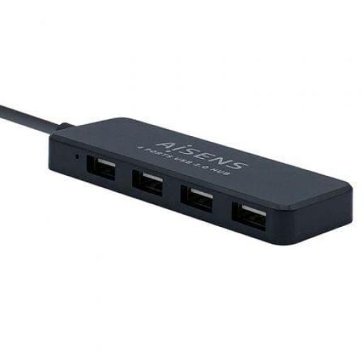 Hub USB 2.0 Aisens A104-0402/ 4xUSB [0]