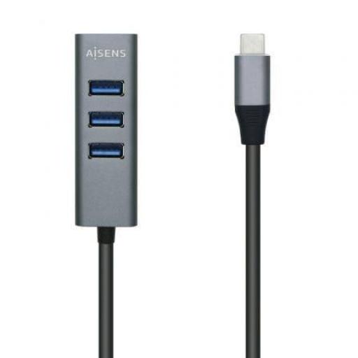 Hub USB Tipo-C Aisens A109-0508/ 4xUSB [0]