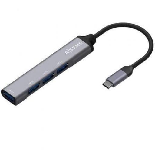 Hub USB Tipo-C Aisens A109-0541/ 4xUSB [0]