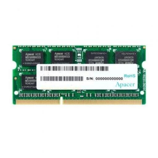 Memoria RAM Apacer 4GB/ DDR3/ 1600MHz/ 1.5V/ CL11/ SODIMM [0]