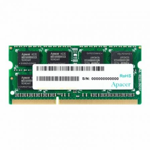 Memoria RAM Apacer 8GB/ DDR3L/ 1600MHz/ 1.35V/ CL11/ SODIMM [0]