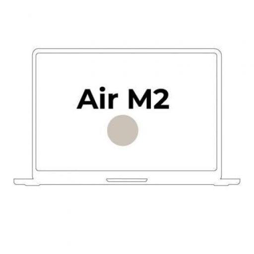 Apple Macbook Air 13.6"/ M2 8-Core CPU/ 8GB/ 512GB SSD/ 10-Core GPU/ Blanco Estrella [0]
