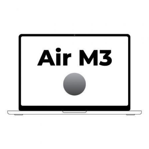 Apple Macbook Air 13,6"/ M3 8-Core CPU/ 8Gb/ 256Gb SSD/ 8-Core GPU/ Gris Espacial [0]