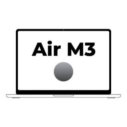 Apple Macbook Air 13,6"/ M3 8-Core CPU/ 8Gb/ 512Gb SSD/ 10-Core GPU/ Gris Espacial [0]