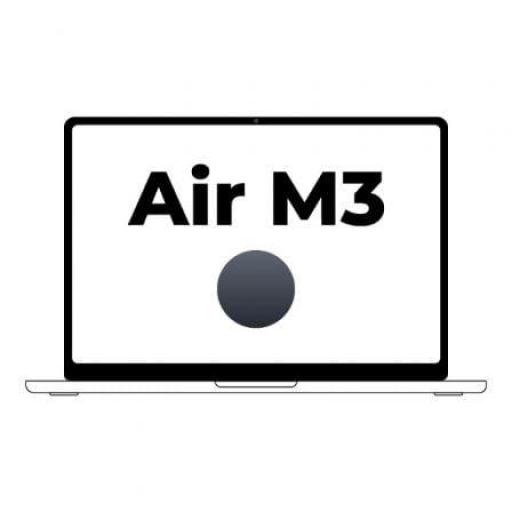 Apple Macbook Air 13,6"/ M3 8-Core CPU/ 8Gb/ 256Gb SSD/ 8-Core GPU/ Medianoche [0]
