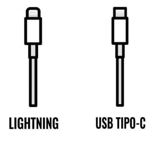 Cable de Carga Apple de conector USB Tipo-C a Lightning/ 1m [0]