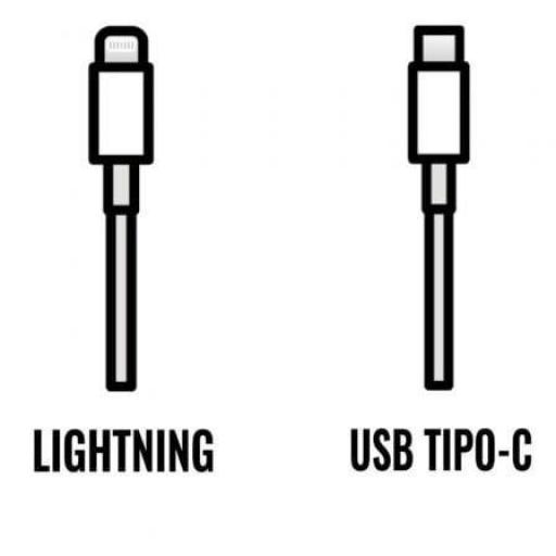 Cable de Carga Apple de conector USB Tipo-C a Lightning/ 2m [0]