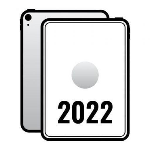 Apple iPad 10.9 2022 10th WiFi/ A14 Bionic/ 64GB/ Plata - MPQ03TY/A [0]