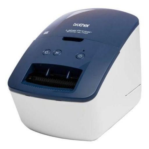 Impresora de Etiquetas Brother QL-600B/ Térmica/ Ancho etiqueta 62mm/ USB/ Azul y Blanca [0]