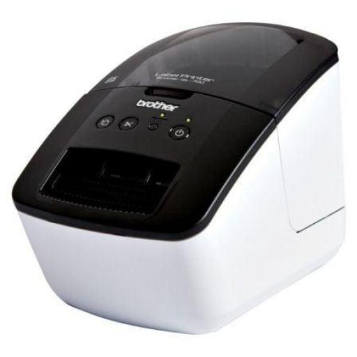 Impresora de Etiquetas Brother QL-700/ Térmica/ Ancho etiqueta 62mm/ USB/ Blanca y Negra [0]