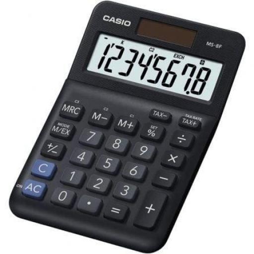 Calculadora Casio MS-8F/ Negra [0]