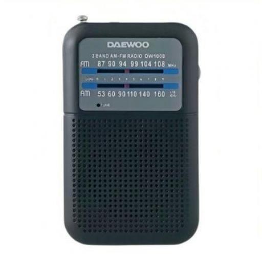 Radio Portátil Daewoo DW1008/ Negra [0]