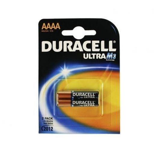Pack de 2 Pilas AAAA Duracell Ultra MX2500/ 1.5V/ Alcalinas [0]