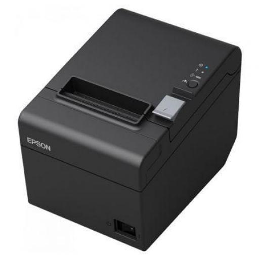 Impresora de Tickets Epson TM-T20III/ Térmica/ Ancho papel 80mm/ USB-RS232/ Negra [0]