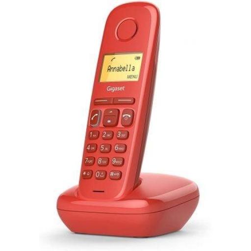 Teléfono Inalámbrico Gigaset A170/ Rojo [0]