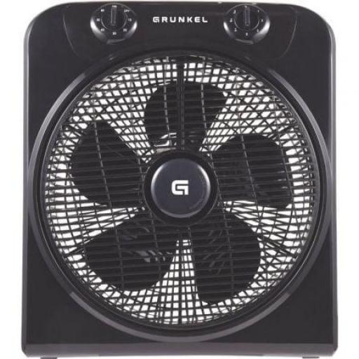 Ventilador de Suelo Grunkel Box Fan NG/ 45W/ 5 Aspas 30cm/ 3 Velocidades [0]