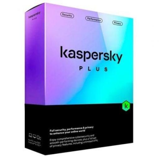Antivirus Kaspersky Plus/ 10 Dispositivos/ 1 Año [0]