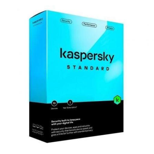 Antivirus Kaspersky Standard/ 10 Dispositivos/ 1 Año [0]
