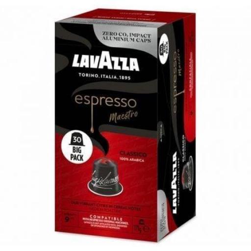 Cápsula Lavazza Espresso Maestro Clásico para cafeteras Nespresso/ Caja de 30 [0]