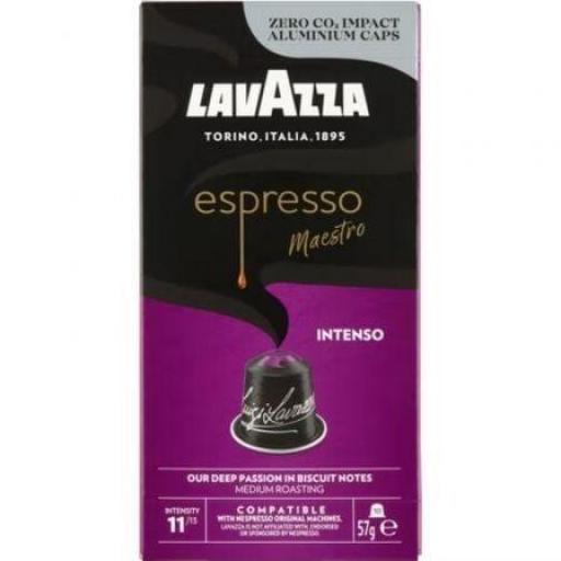 Cápsula Lavazza Espresso Maestro Intenso para cafeteras Nespresso/ Caja de 10 [0]