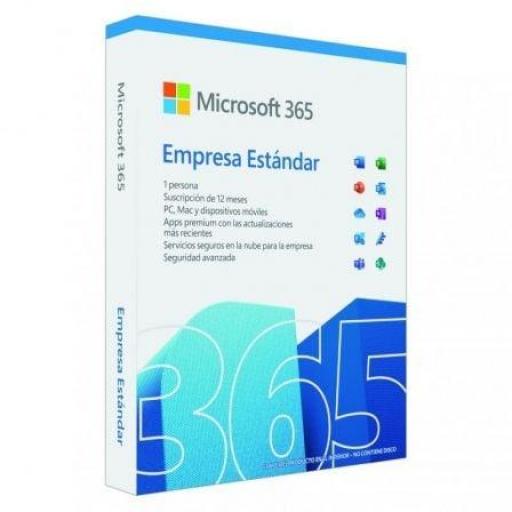 Microsoft Office 365 Empresa Estándar/ 1 Usuario/ 1 Año/ 5 Dispositivos [0]