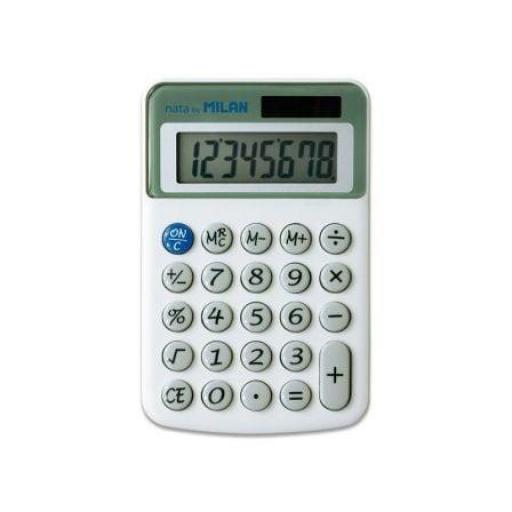 Calculadora Milan 40918BL/ Gris [0]