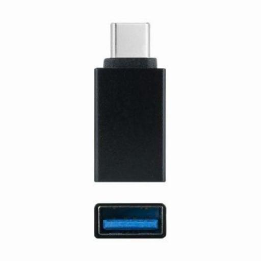 Adaptador USB 3.1 Nanocable 10.02.0010/ USB Hembra - USB Tipo-C Macho [0]