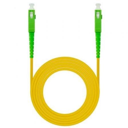 Cable de Fibra Óptica G657A2 Nanocable 10.20.0005/ LSZH/ 5m/ Amarillo [0]