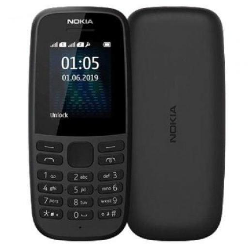 Teléfono Móvil Nokia 105 4TH Edition/ Negro [0]