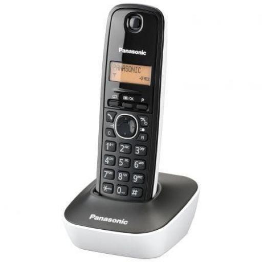 Teléfono Inalámbrico Panasonic KX-TG1611/ Negro y Blanco [0]