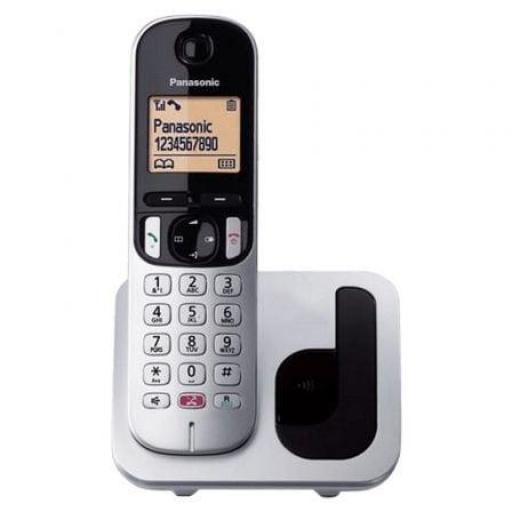 Teléfono Inalámbrico Panasonic KX-TGC250SPS/ Plata [0]
