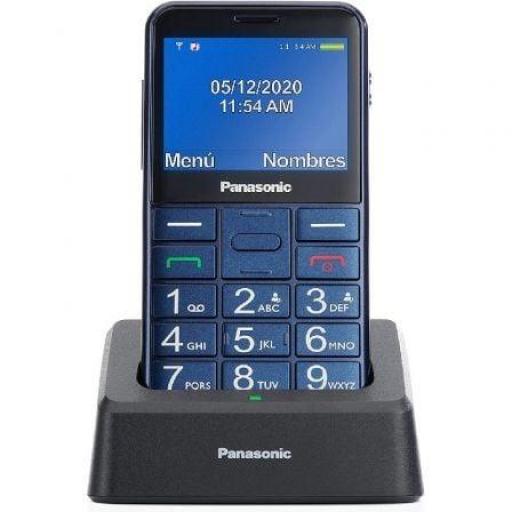 Teléfono Móvil Panasonic KX-TU155EXCN para Personas Mayores/ Azul [0]