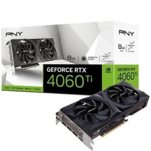 Tarjeta Gráfica PNY GeForce RTX 4060 Ti VERTO Dual Fan/ 8GB GDDR6 [0]