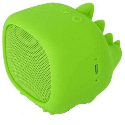 Altavoz con Bluetooth SPC Sounds Pups Dino Pup/ 3W/ 1.0/ Verde [0]