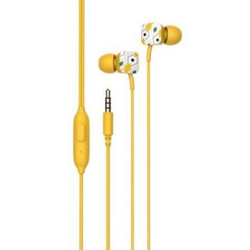 Auriculares Intrauditivos SPC Hype/ con Micrófono/ Jack 3.5/ Amarillos [0]