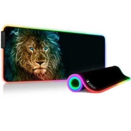 Alfombrilla Subblim SUBMP-02RGB10 LED RGB Lion XL/ 800 x 300 x 4 mm [0]