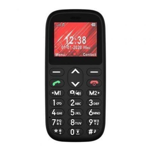 Teléfono Móvil Telefunken S410 para Personas Mayores/ Negro [0]