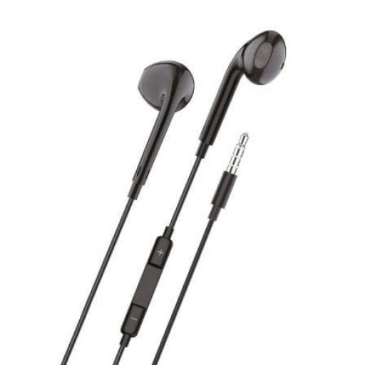 Auriculares Intrauditivos Tech One Tech earTECH TEC1002/ con Micrófono/ Jack 3.5/ Negros [0]