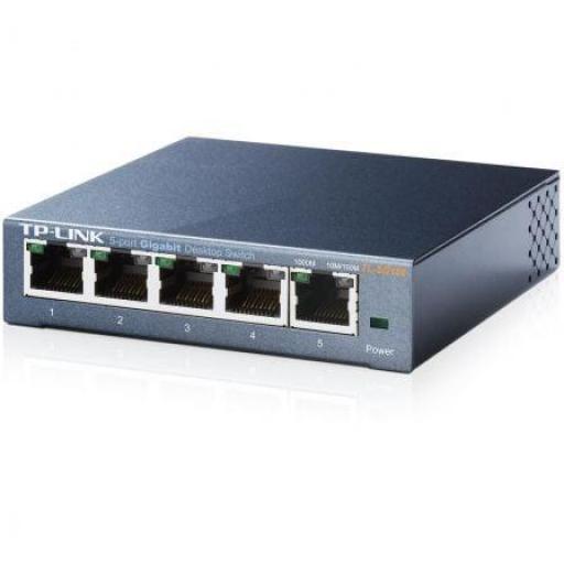 Switch TP-Link TL-SG105 5 Puertos/ RJ-45 10/100/1000 [0]