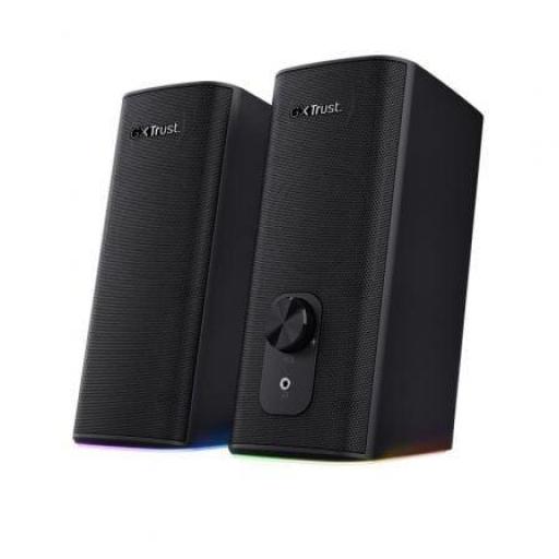 Altavoces con Bluetooth Trust Gaming GXT 612 Cetic/ 20W/ 2.0/ Negros [0]