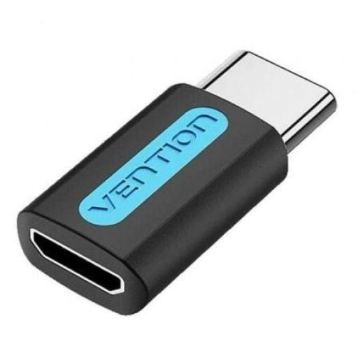 Adaptador USB Vention CDXB0/ USB Tipo-C Macho - MicroUSB Hembra [0]