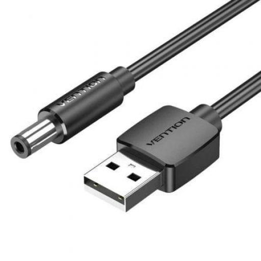 Cable Conversor USB Vention CEXBG/ USB Macho - DC 3.5mm Macho/ 1.5m/ Negro [0]