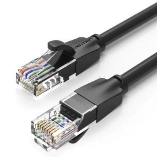Cable de Red RJ45 UTP Vention IBEBG Cat.6/ 1.5m/ Negro [0]