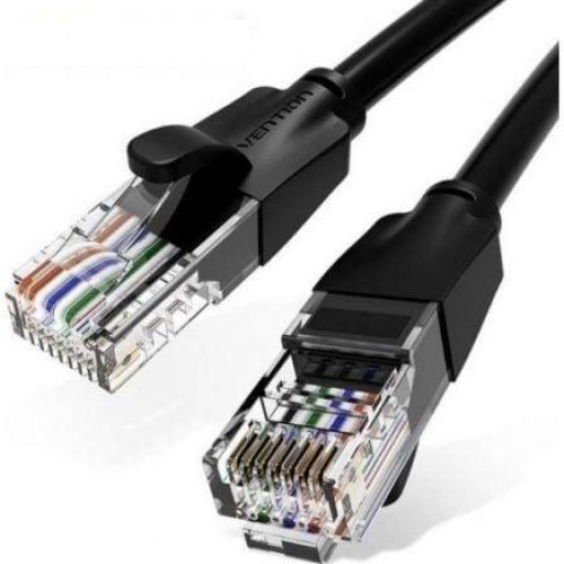 Cable de Red RJ45 UTP Vention IBEBL Cat.6/ 10m/ Negro [0]