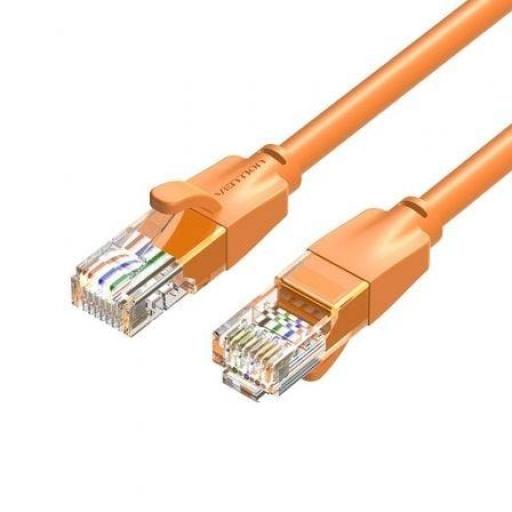 Cable de Red RJ45 UTP Vention IBEOH Cat.6/ 2m/ Naranja [0]