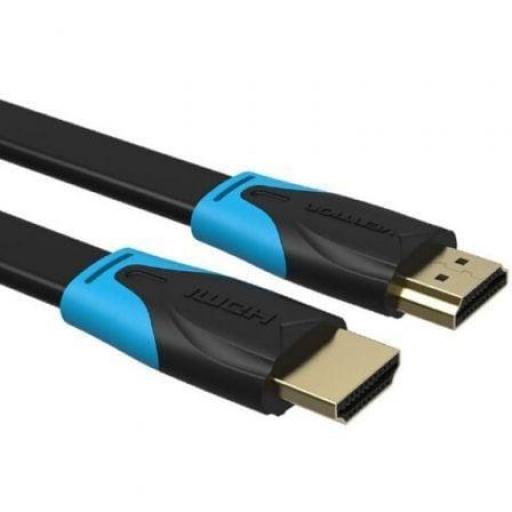 Cable HDMI 2.0 4K Vention VAA-B02-L075/ HDMI Macho - HDMI Macho/ 75cm/ Negro [0]