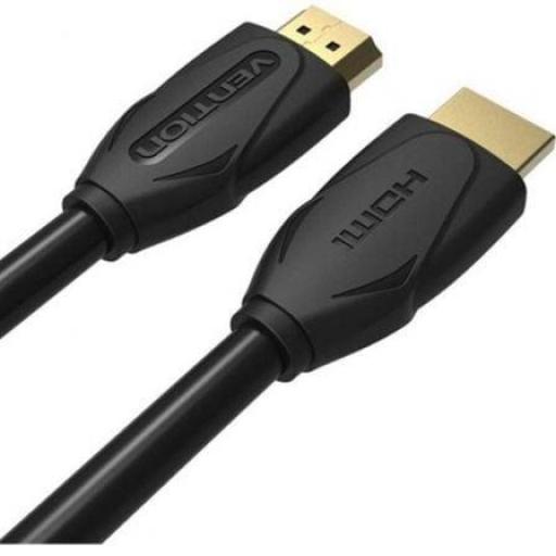 Cable HDMI 2.0 4K Vention VAA-B04-B200/ HDMI Macho - HDMI Macho/ 2m/ Negro [0]