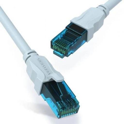 Cable de Red RJ45 UTP Vention VAP-A10-S075 Cat.5e/ 75cm/ Azul y Negro [0]